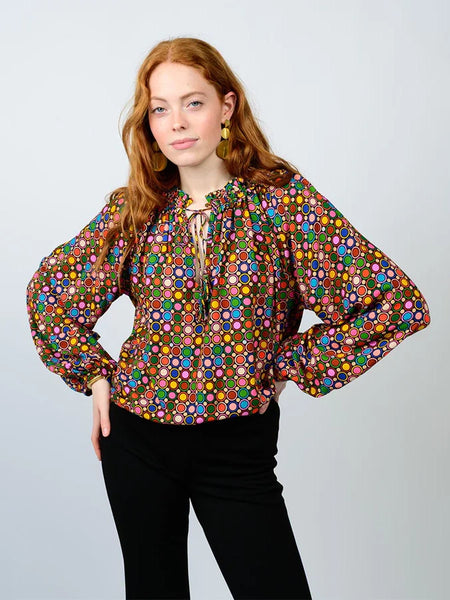 Loads of Color Dot Top by Ivy Jane