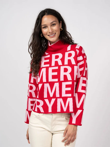 Merriest Sweater Red by Ivy Jane