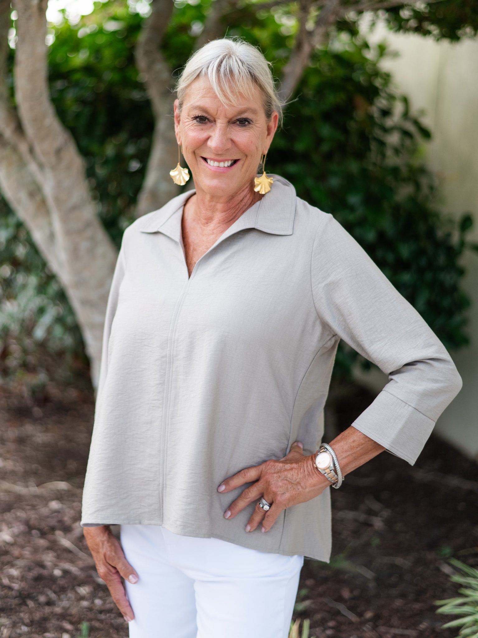 Structured Collared Blouse by Boho Chic