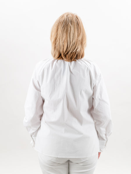 Structured Ruffle Blouse by Boho Chic