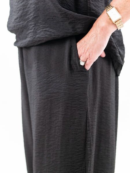Rayon Parachute Crop Wide Leg Pant by Cut Loose