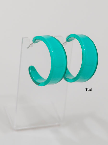 Chunky Resin Hoops