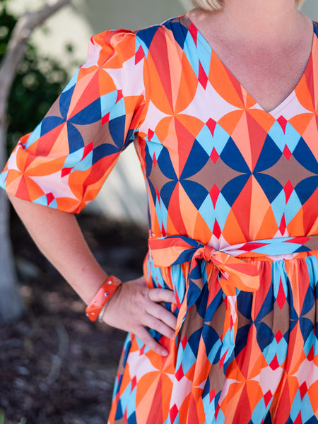 Molly Dress Flame by Maude