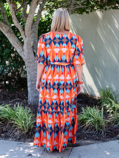 Molly Dress Flame by Maude