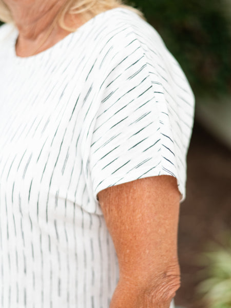 Short Sleeve Stripe Top by Habitat