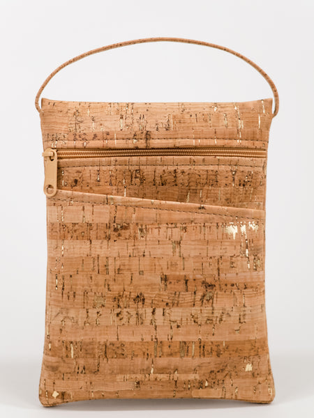 Mini Cross Body Bag Gold Fleck by Natalie Theresa