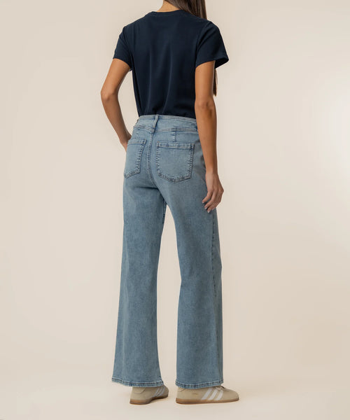 Meg High Rise Wide Leg Pant Zenith by Kut