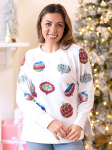 Katie Ornaments Sweatshirt by Mary Square