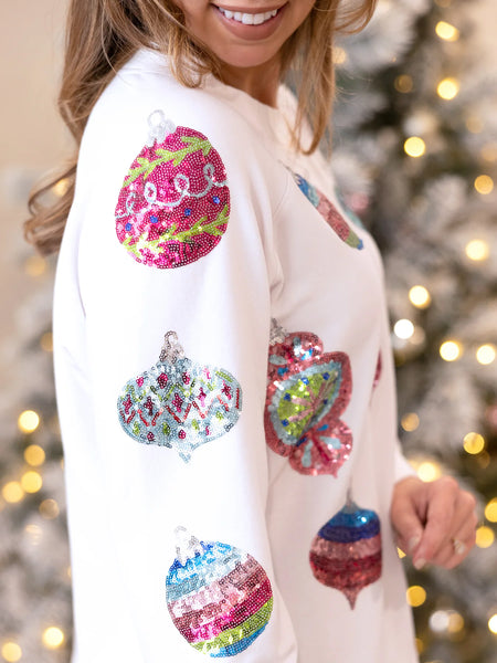 Katie Ornaments Sweatshirt by Mary Square