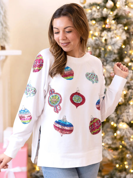 Katie Ornaments Sweatshirt by Mary Square