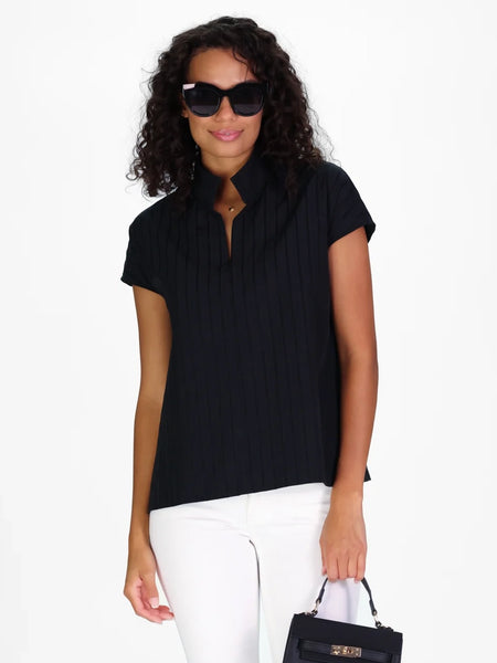 Kensington Top Black Stripe by Duffield Lane