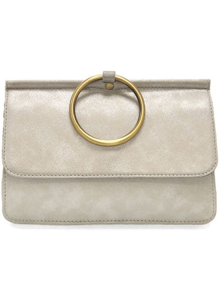 Aria Ring Bag Metallic Silver by Joy Susan