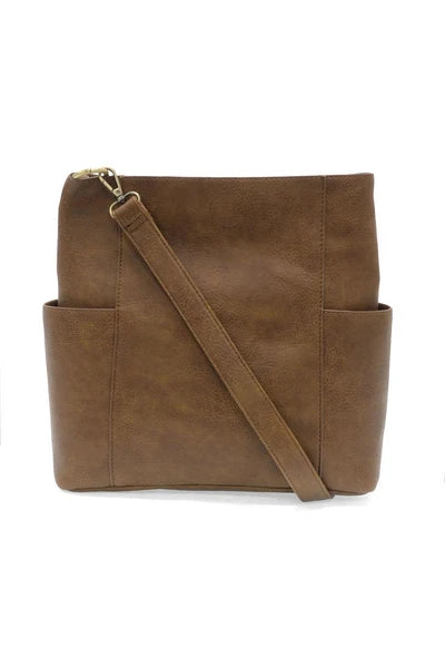 Kayleigh Side Pocket Bucket Bag Roasted Pecan by Joy Susan