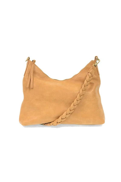 Selene Slouchy Hobo w/ Braid Camel by Joy Susan