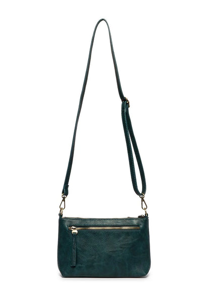 Lovey Top Zip Crossbody Deep Teal by Joy Susan