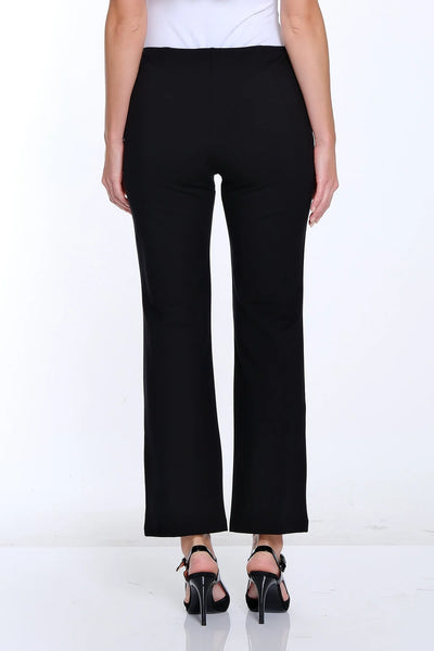 Stretch Ponte Pintuck Flare Leg Pant by Multiples