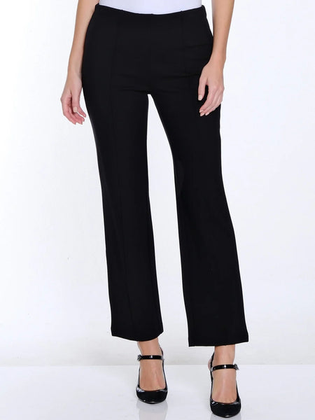 Stretch Ponte Pintuck Flare Leg Pant by Multiples