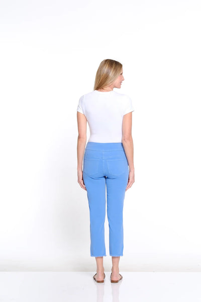 Denim Ankle Jean w/ Fringe French Blue by Multiples