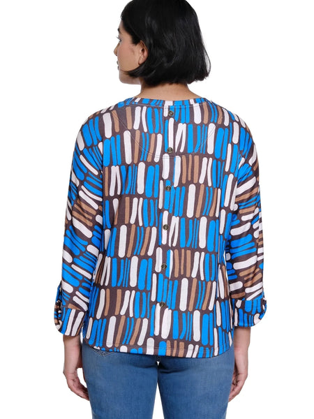 Abstract Print Top by Multiples