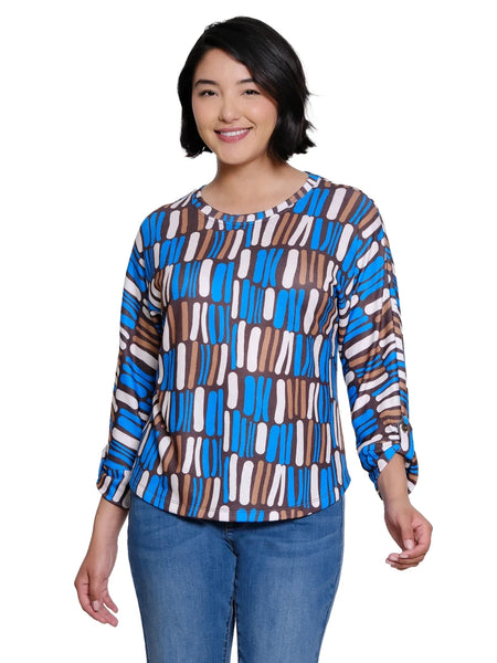 Abstract Print Top by Multiples