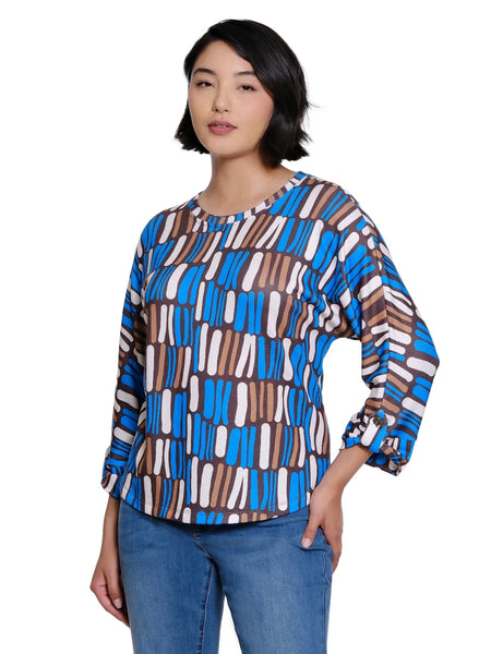 Abstract Print Top by Multiples