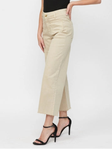 Cropped Wide Leg Ash Mocha by Mica