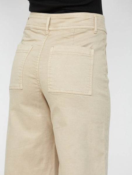 Cropped Wide Leg Ash Mocha by Mica