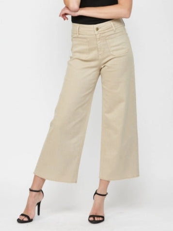 Cropped Wide Leg Ash Mocha by Mica