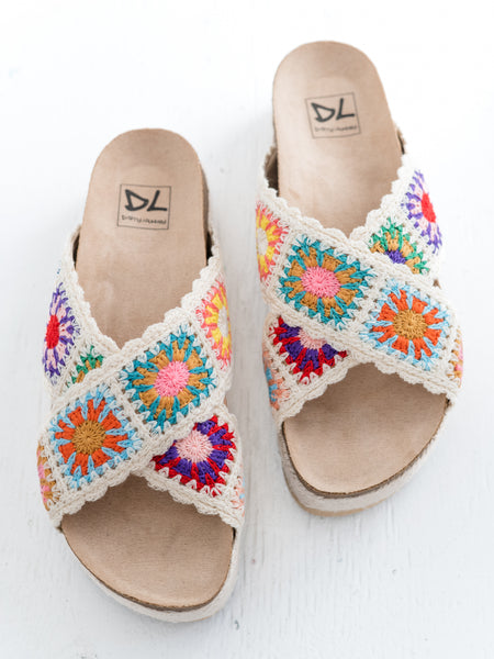 Plays Crochet Platform Sandal by Chinese Laundry