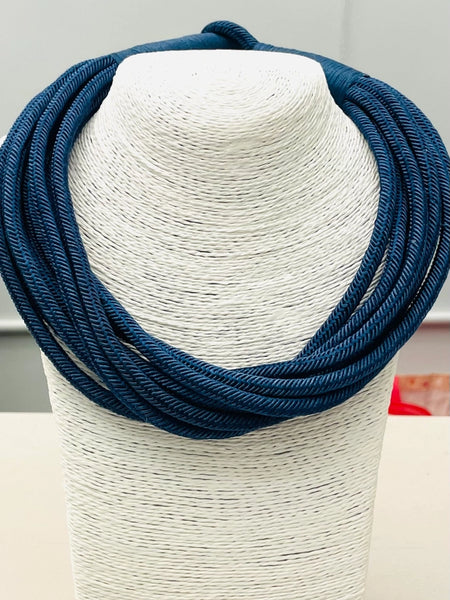 Slub 8 Strand Necklace by Two Forty-Two
