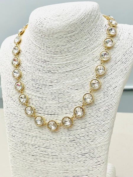 Layering Rhinestone Necklace by Two Forty Two