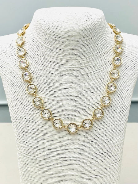 Layering Rhinestone Necklace by Two Forty Two