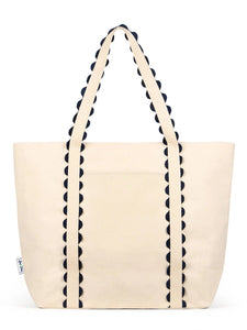 Nantucket Beach Tote Navy Natural by Ames & Lulu
