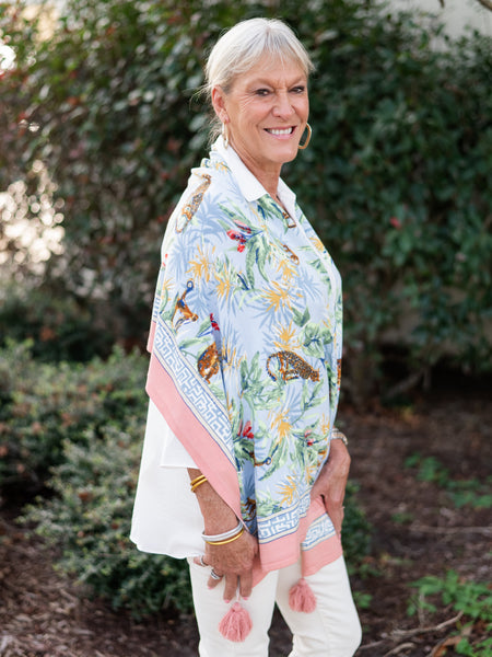 Scarf Shawl in Wildlife by Kenny Dana