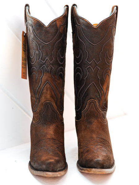 Z5205 Lamb Snip Toe Boot Brown by Corral