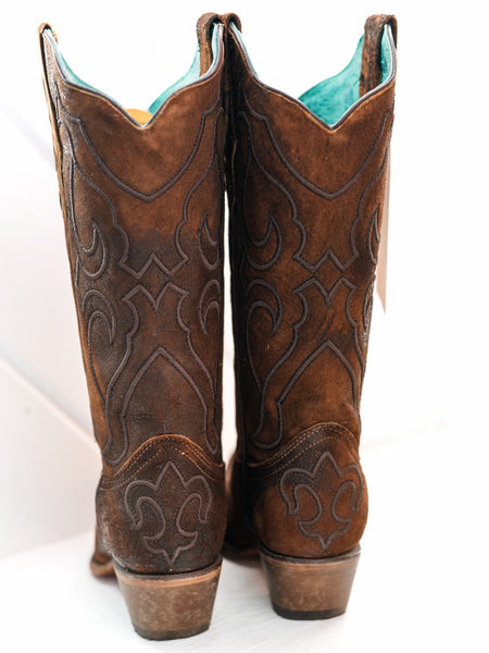 Z5205 Lamb Snip Toe Boot Brown by Corral