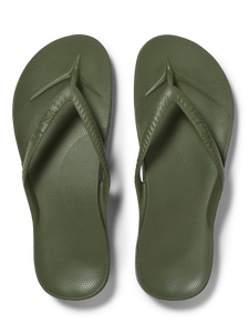 Arch Support Flip Flop Olive by Archies