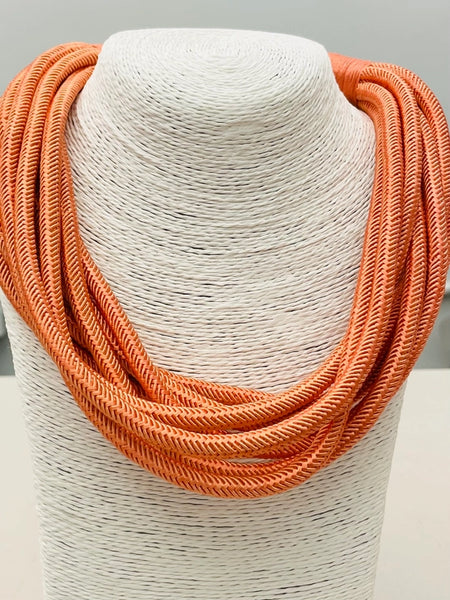 Slub 8 Strand Necklace by Two Forty-Two