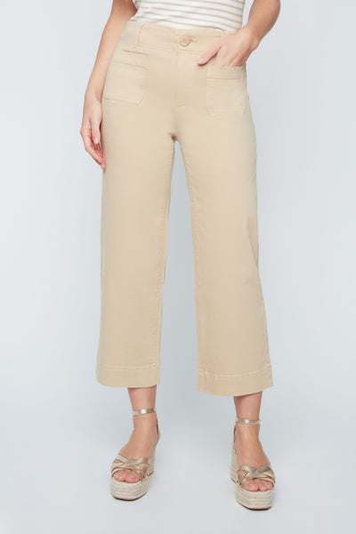 Woven Crop Pant Desert by Renuar