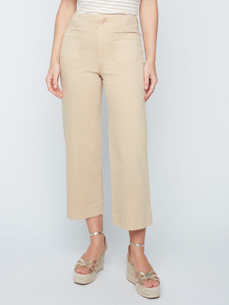 Woven Crop Pant Desert by Renuar