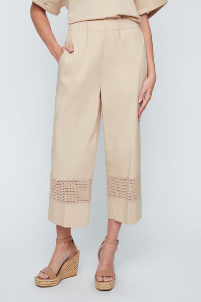 Cutout Crop Pant Desert by Renuar