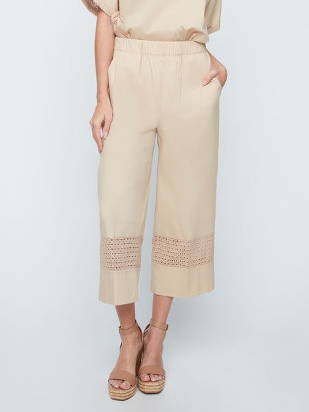 Cutout Crop Pant Desert by Renuar