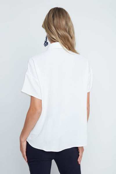 Short Sleeve Blouse Creme by Renuar