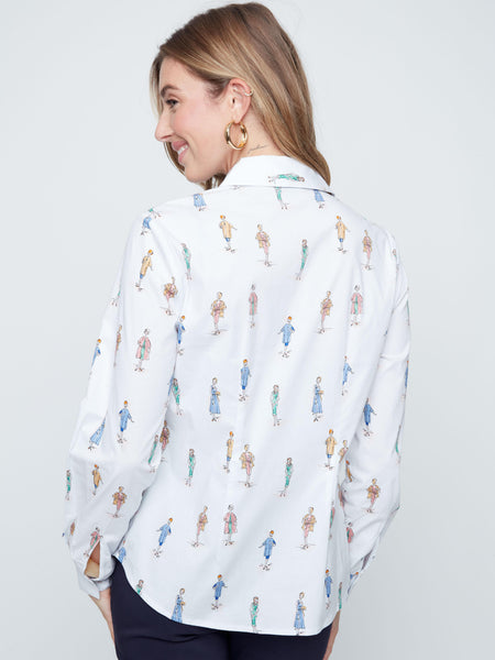 Little Lady Button-Down Blouse by Renuar