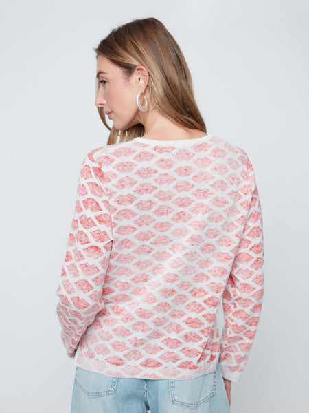 Scarlet Combo Lightweight Sweater by Renuar