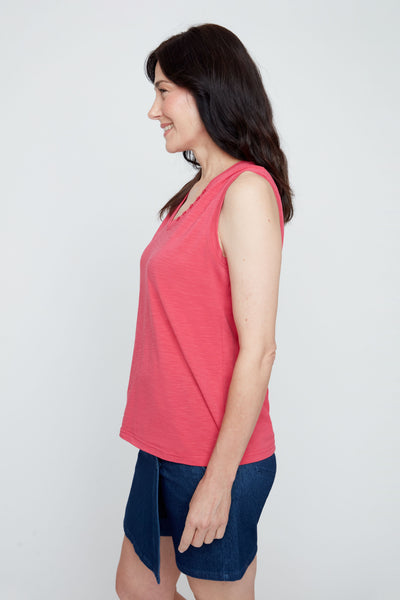 Button Tank Terracota by Renuar