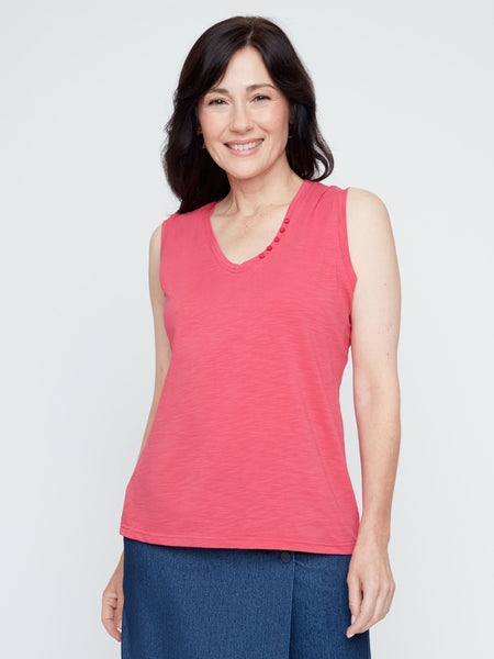 Button Tank Terracota by Renuar