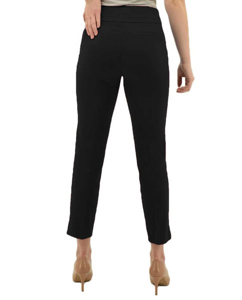 Cigarette-Style Ankle Pant Black by Renuar