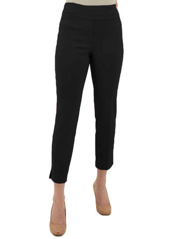 Cigarette-Style Ankle Pant Black by Renuar