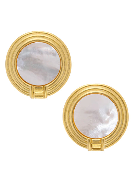 Roma Pearl Studs by Susan Shaw